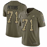 Nike Eagles 71 Jason Peters Olive Camo Salute To Service Limited Jersey Dzhi,baseball caps,new era cap wholesale,wholesale hats
